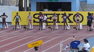 ゴールデングランプリ陸上2017 女子100m 2017521 福島千里メイン [upl. by Kowalski]