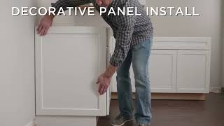 Installing a Decorative End Panel [upl. by Durst]