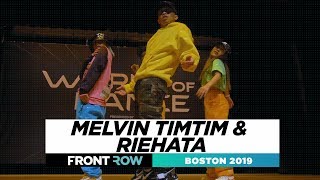 Melvin Timtim amp Riehata  FRONTROW  World of Dance Boston 2019  WODBOS19 [upl. by Quigley]