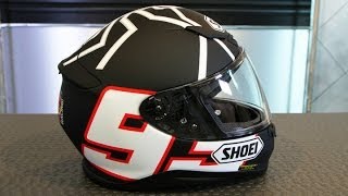 Shoei RF1200 Marquez Black Ant Helmet  Motorcycle Superstore [upl. by Trebleht]