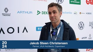 Interview Jakob Steen Christensen JAJA Architects Copenhavn EN [upl. by Millburn86]