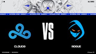 C9 vs RGE  Worlds Group Stage Day 4  Cloud9 vs Rogue 2021 [upl. by Eicnan]