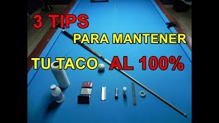 3 TIPS PARA MANTENER TU TACO AL 100 [upl. by Thorlie]