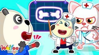 Doctor Check up  Super Pet Care Songs  Kids Songs amp Nursery Rhymes WolfooFamilySongs [upl. by Drahsir]