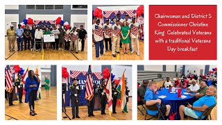 Commissioner Christine King honors Veterans with a traditional celebration [upl. by Aneetsirhc421]