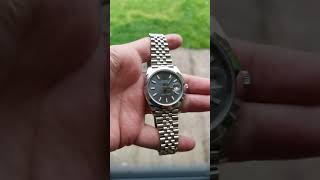 ROLEX DATEJUST 41 126300 DARK GREY RHODIUM JUBILEE BRACELET [upl. by Nemzzaj]