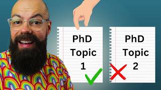 Beginners Guide to Selecting the Perfect PhD Topic [upl. by Ahsinal]