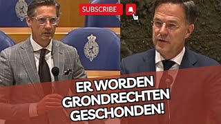 Eerdmans JA21 spreekt Rutte aan op zijn gedweep met China Er worden GRONDRECHTEN gesch0nden [upl. by Halland54]