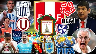 EMERGENCIA FIFA INTERVIENE a FPF FUERA LOZANO y FOSSATI de SELECCIÓN LIGA 1 con 20 CLUBES [upl. by Angle]