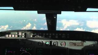 Bombardier Challenger 604 Cockpit View [upl. by Ghassan]