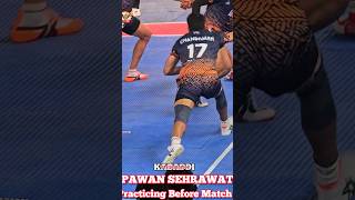 INDIAN KABADDI TEAM CAPTAIN ♥️PAWAN SEHRAWAT ♥️ PRACTICING BEFORE MATCH KabaddiLiveif9od [upl. by Areehs]