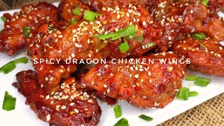 Spicy Dragon Chicken Wings  Restaurant Style [upl. by Allx]