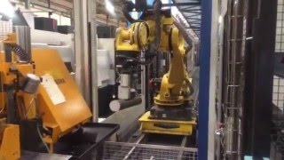 Robotising sawing machine EVERISING H460HA with Fastems [upl. by Ty]