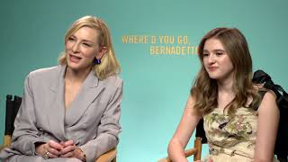 Where’d You Go Bernadette  Cate Blanchett amp Emma Nelson Generic Interview  SocialNewsXYZ [upl. by Acey467]