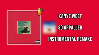 100 ACCURATE How quotSo Appalledquot By Kanye West Was Made FL Studio [upl. by Lawler]