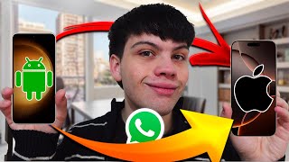 Como transferir TODO tu WHATSAPP de Android a iPhone🤯  ¡Muy facil [upl. by Okemak]