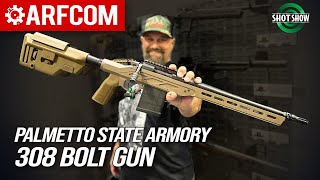 308 Bolt Gun  Palmetto State Armory  Shot Show 2024 [upl. by Linetta]