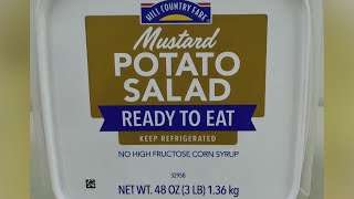 Potato salad sold at HEB Joe Vs Smart Shop recalled [upl. by Guillermo]