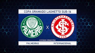 Palmeiras x Internacional  3ª Copa Gramado Laghetto Sub16 [upl. by Zumstein]