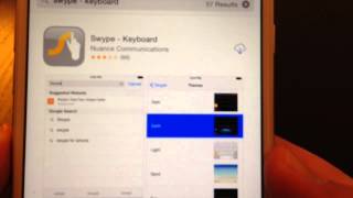 Swype Alternative Keyboard Setup  iPhone 6 Plus [upl. by Fabio]