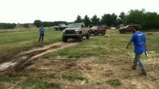 Lifted Chevy Silverado 2500HD mudding [upl. by Lubbi]