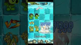 PvZ 2  Mega Gatling Pea Vs Stickybomb Rice Vs Zombie team Shorts [upl. by Satsok]