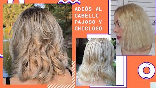 Recupero mi cabello chicloso maltratado y dañado  Me crece cabello mas rapido productos veganos [upl. by Gracye367]