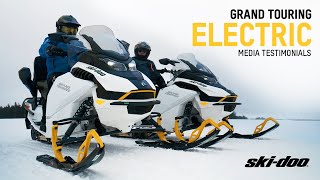 2024 SkiDoo Grand Touring Electric First Ride Reviews [upl. by Yarg]