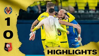 Highlights Villarreal 10 Stade Rennais  UEL [upl. by Imoyik545]