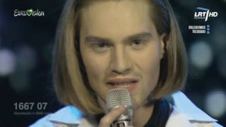 Gabrielius Vagelis  quotFeel Myself Freequot Lithuania Live Preselection  Semifinal [upl. by Irollam]