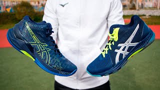 Лучшие волейбольные кроссовки Asics SKY ELITE FF MT и NETBURNER BALLISTIC FF MT 2  Обзор Сравнение [upl. by Neukam]