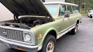 1972 Chevy suburban 34 ton 4wd walkaround [upl. by Madelle]