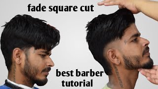 Zero Fade Tutorial S Square Cutzero fede mix square cut tutorial 2024 [upl. by Assenev]