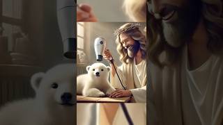 Jesus Loves Animals edit shorts fe jesus [upl. by Aneekas]