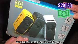 MINI PROYECTOR LED YT500 para los menos de exigentes [upl. by Lletnom]