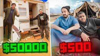 فالكونز في كشتة بـ500 ريال وكشتة بـ50000 الف ريال لمدة 24 ساعة 🔥⛺️ [upl. by Kir]