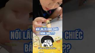 Nồi Lẩu Từ Bột Muối 1000 Chiếc Bánh Gạo   Hội Bạn Ất Ơ  Genz Hài Hước shorts genzhaihuoc [upl. by Adyela]