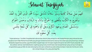 Selawat Tafrijiyyah  Dimurahkan Rezeki Sepanjang Hidup 100X ulang [upl. by Naihtniroc624]