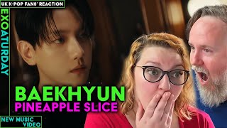 Baekhyun  Pineapple Slice  UK KPop Fans Reaction [upl. by Aliuqa]