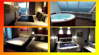 MSC GRANDIOSA  10 DIFFERENT CABINS  interior  ocean view  family balcony  suites [upl. by Ernesto]