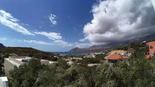 Clouds over Plakias Crete Greece  Livestream [upl. by Vite55]