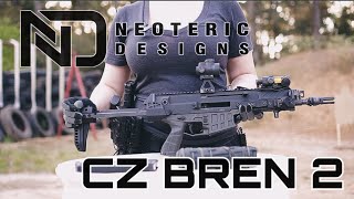 CZ BREN 2 NEOTERIC DESIGNS COLLAPSIBLE STOCK NVG SETUP [upl. by Jeanette]