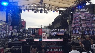 Proclamation rally ng DuterteCayetano handa na [upl. by Hildie173]