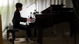 Bach Partita No 2 in C Minor BWV 826 Rondeau Leo 12 yrs [upl. by Daniele]