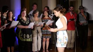 quotAzoy Langquot  students of the 2014 Yiddish Summer Weimar Vocal Workshop arranged by Sasha Lurje [upl. by Nalyr330]