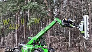 Merlo MULTIFARMER mit Greentec Säge [upl. by Aanas]