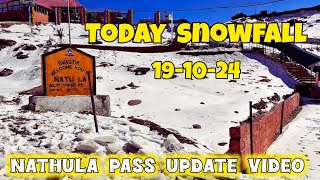 Nathula Pass Update Video  Nathula Pass Snowfall  East Sikkim Tour Plan  gangtok sikkim [upl. by Hallsy]