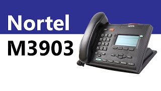 The Nortel M3903 Digital Phone  Product Overview [upl. by Sorac]