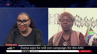 Discussion  I will not campaign for the ANC  Jacob Zuma [upl. by Maura92]