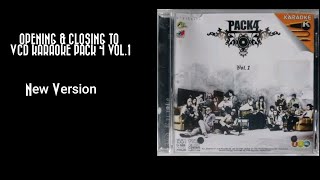 OPENING amp CLOSING TO VCD KARAOKE PACK 4 VOL1 2004 New Version [upl. by Nyrehtak]